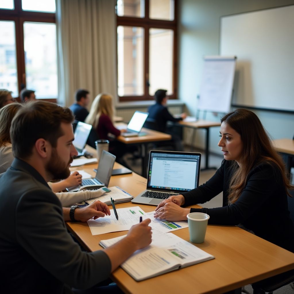 Taller de presupuesto básico en aula argentina